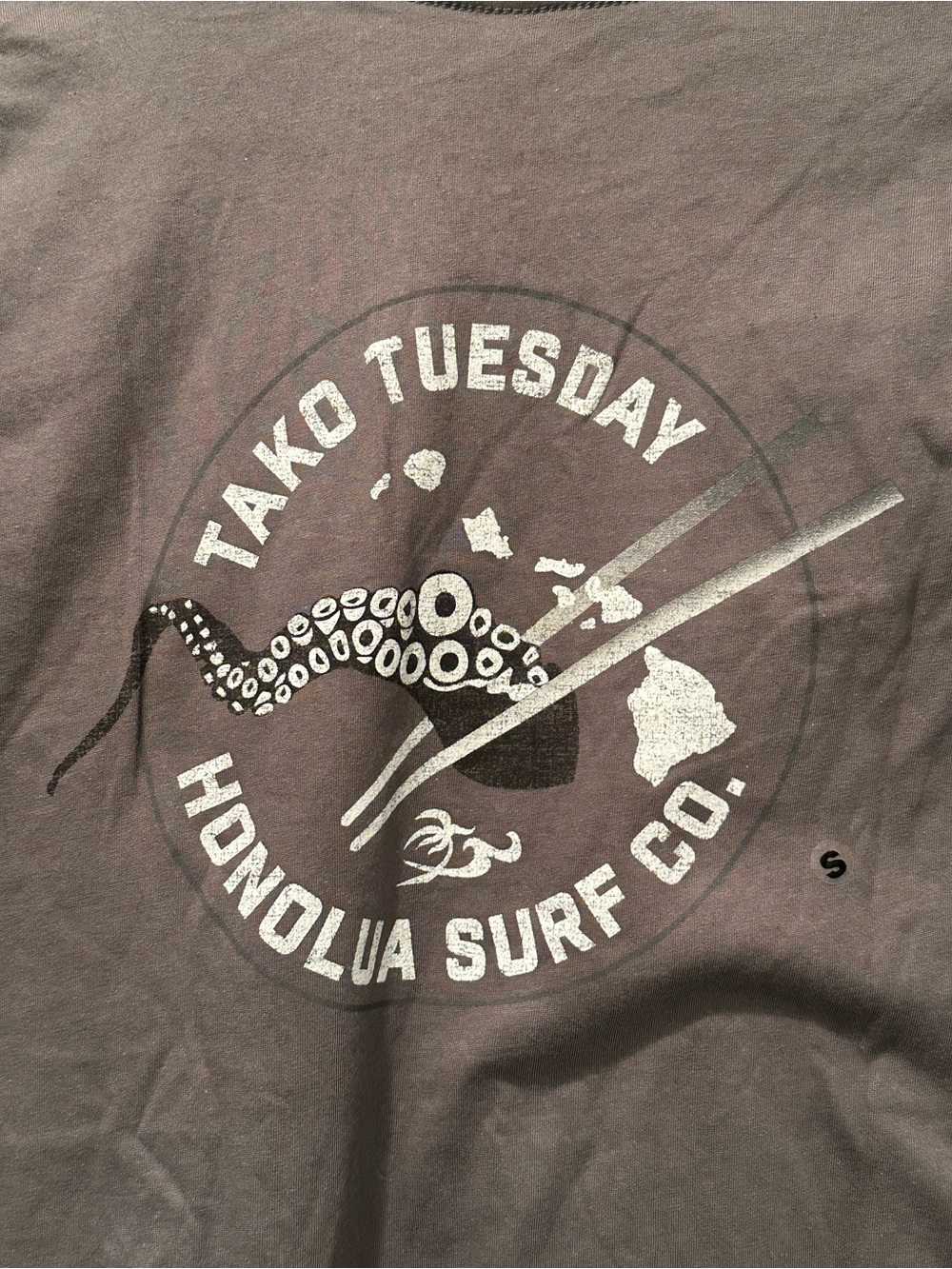 Honolua Surf Co. Tako Tuesday Graphic Short Sleeve Tee - Brown